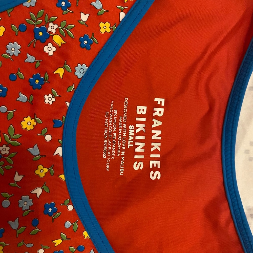 Frankies Bikinis Floral Bikini bottom